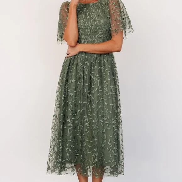 Baltic Born | Dresses | X Balticbrn Kendra Dress Sage W Floral Embroidered Tulle Spring Wedding | Poshmark Baltic Born | Dresses | X Balticbrn Kendra Dress Sage W Floral Embroidered Tulle Spring Wedding | Poshmark